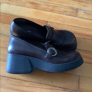 Esprit vintage y2k Brown Platform Loafers